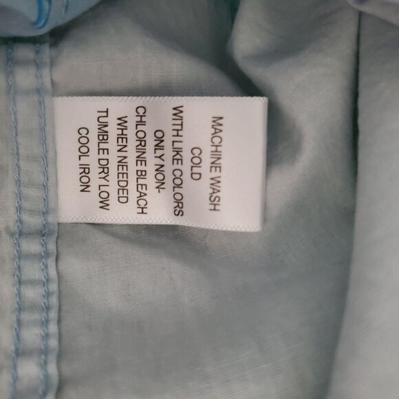 PACSUN Los Angeles Men's Parrot Bay Short Sleeve Button-Up Shirt Size Medium - Picture 8 of 9